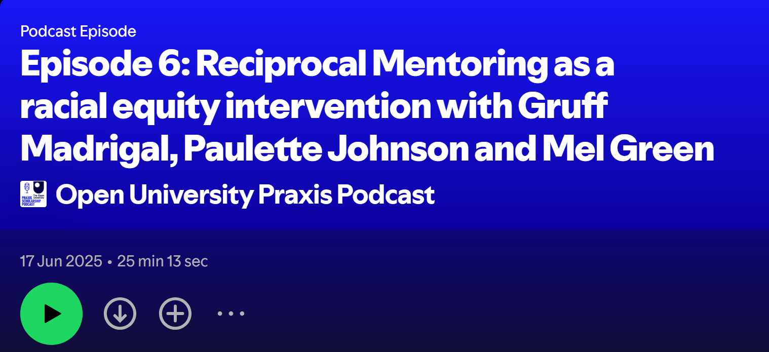 Reciprocal mentoring episode